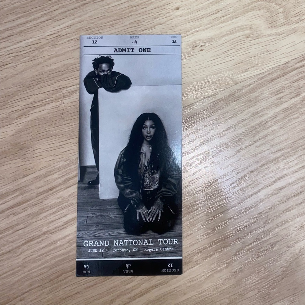 Grand National Tour Admit One Ticket Souvenir